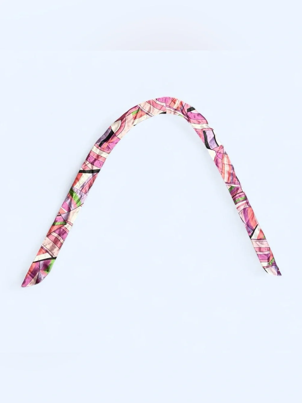 Y2K Pink Satin Scarf Belt!